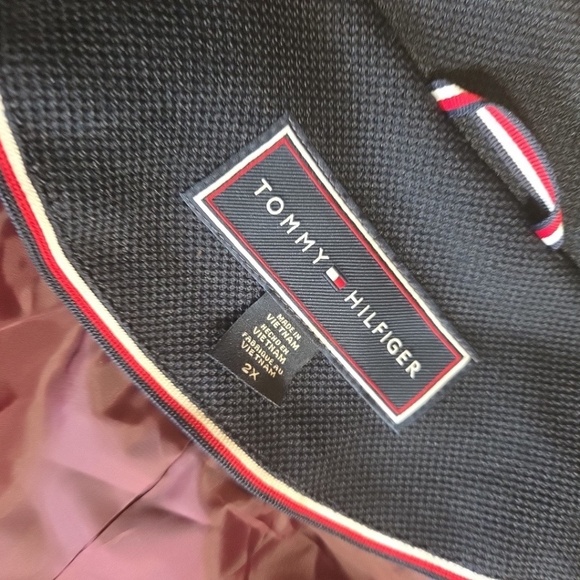 Tommy Hilfiger Women's Pea Coat Navy Blue Size 2X Button Front New With Tags - Picture 7 of 8